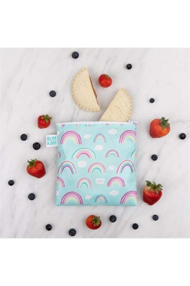 حقيبة وجبات خفيفة كبيرة - قوس قزح - 6