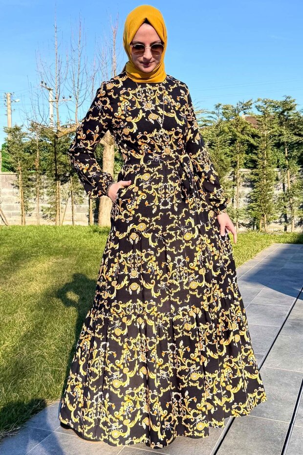 Hürrem Elbise Siyah - 6