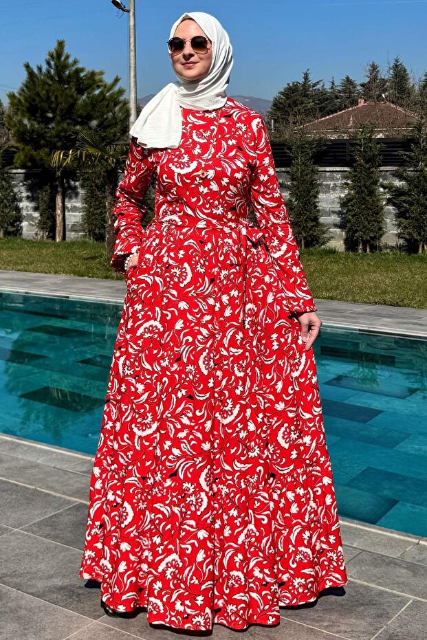 Serra Elbise Kırmızı - 8