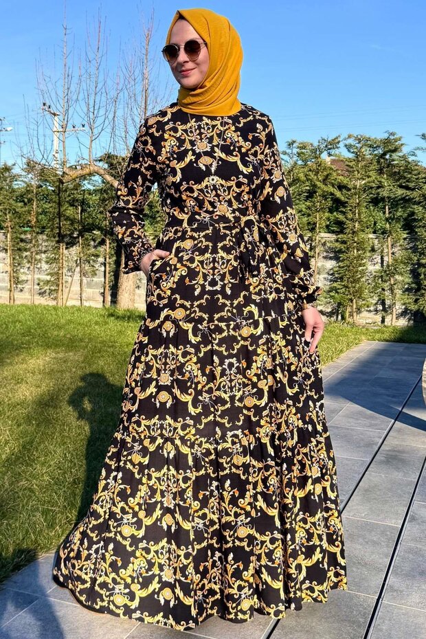 Hürrem Elbise Siyah - 8