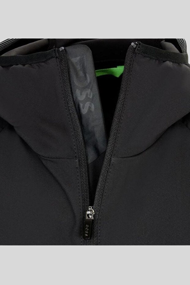 Kapüşonlu Ceket Siyah - 3