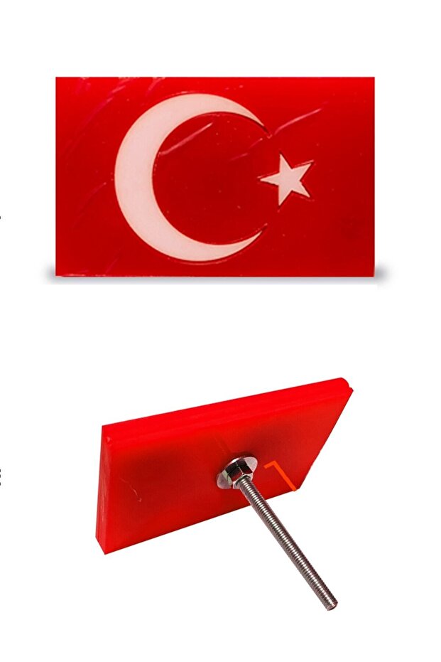 Shutter Arma Red Background Turkish Flag Screw Plexiglass Grill Arma Logo