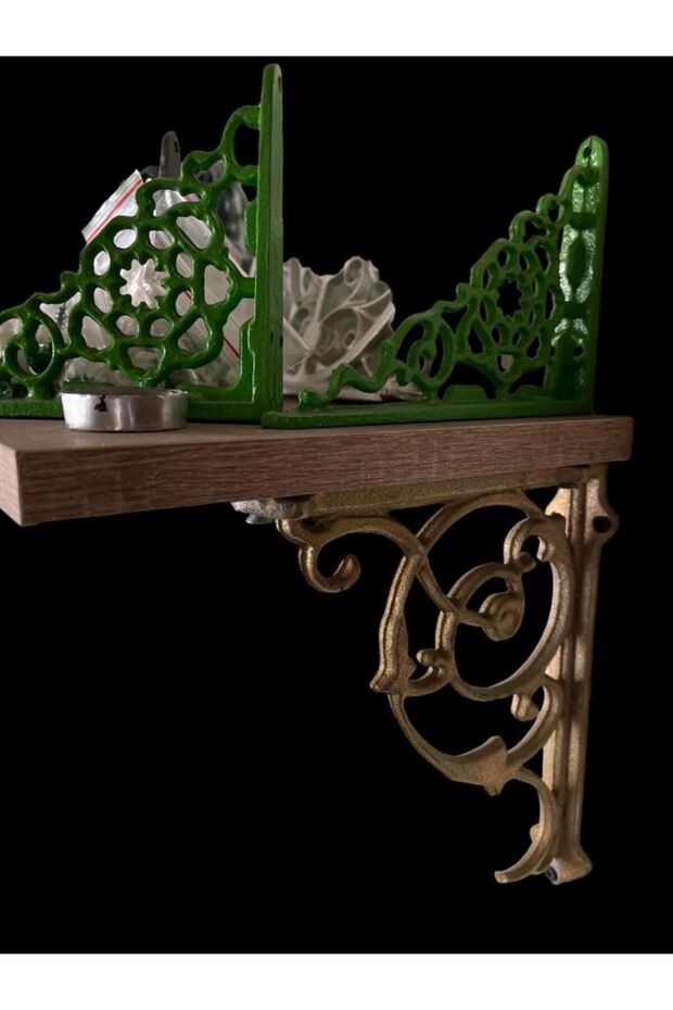 RAF AYAĞI  M  ANTİK TARZ  DÖKME  DEMİR  (2 ADET) - 3