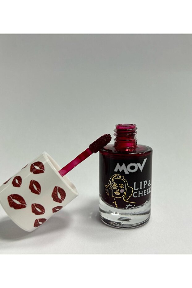 Lip & Cheek Tint Cherry Red | Uzun Süre Kalıcı Dudak ve Yanak Renklendirici. - 7