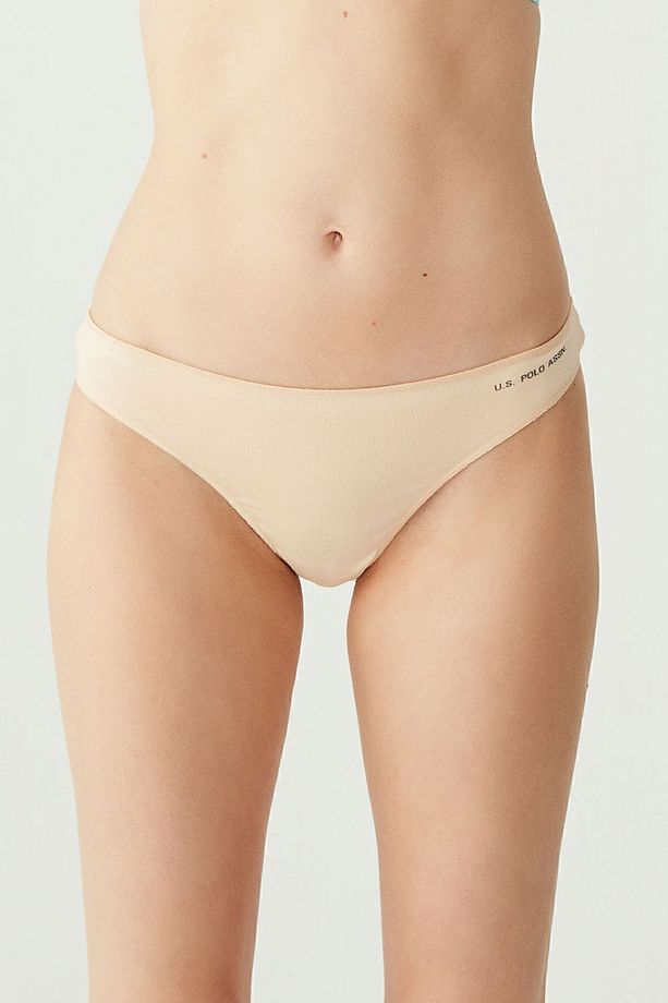 U.S. Polo Assn. Kadın  5 Li Kıl Lastikli String 67D.U.00.R.U.5 - 4