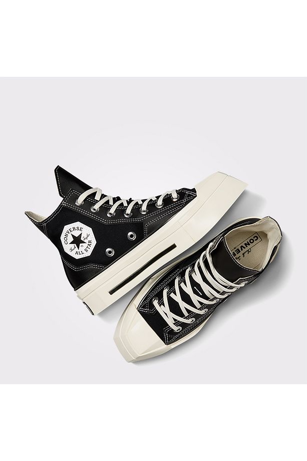 Chuck 70 De Luxe Squared Unisex Siyah Sneaker - 3