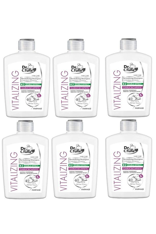 Dr. C.tuna Vitalizing Sarımsak & Capıxyl Koparak Dökülen Saçlar Için Şampuan 6 X Adet - 1