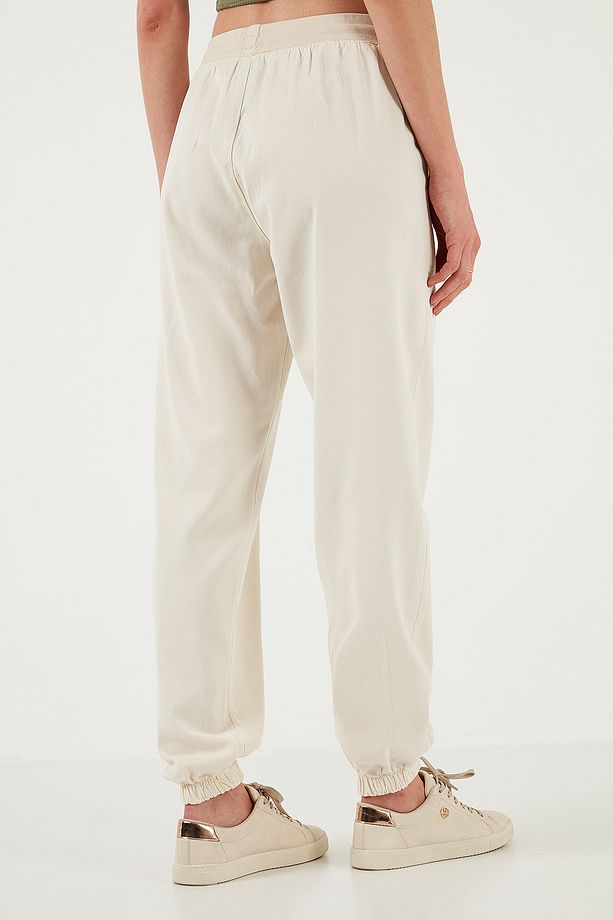 Regular Fit Yüksek Bel Lastikli Paça Jogger Spor Pantolon Pantolon 668yp5039 - 7