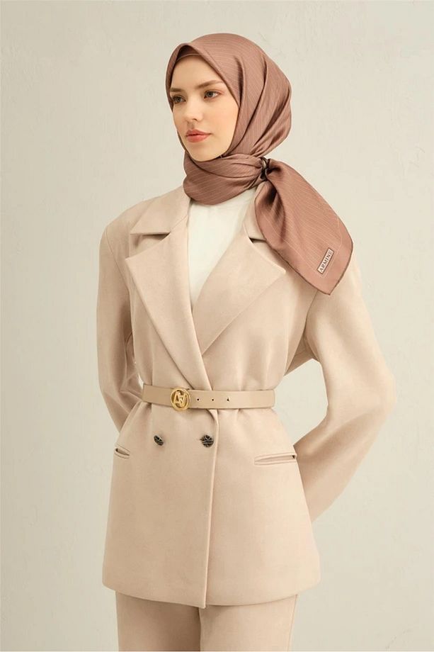 36 Twill İpek Eşarp 9348D - 1