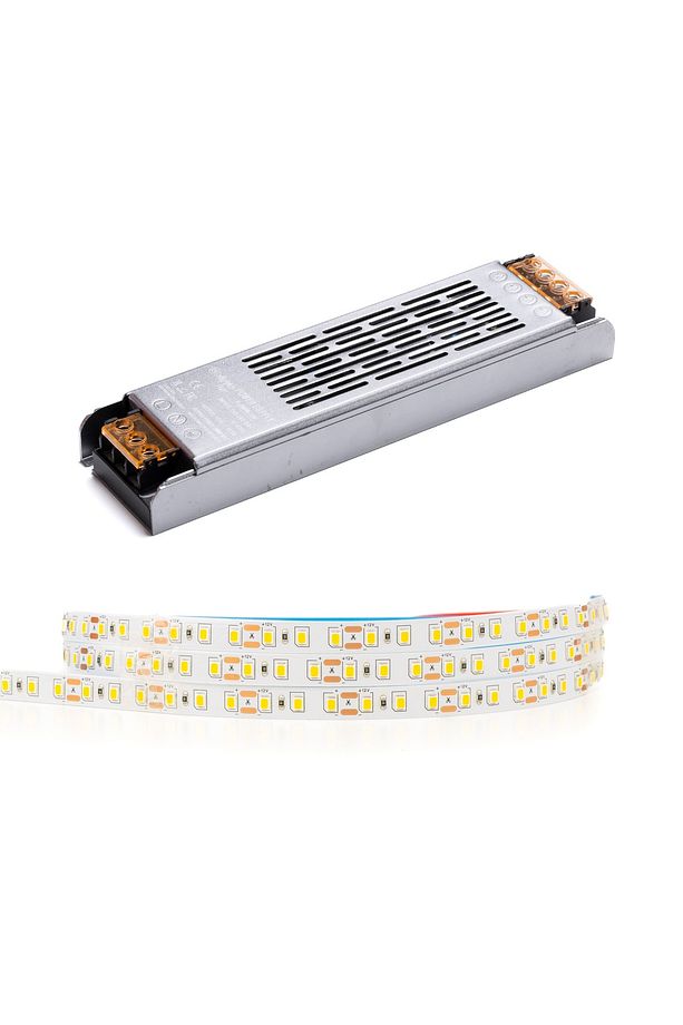 20 Metre Günışığı - Yüksek Lümen Güçlü Işık Metrede 120 Ledli Şerit Led Ve Trafo Dahil Set - 4