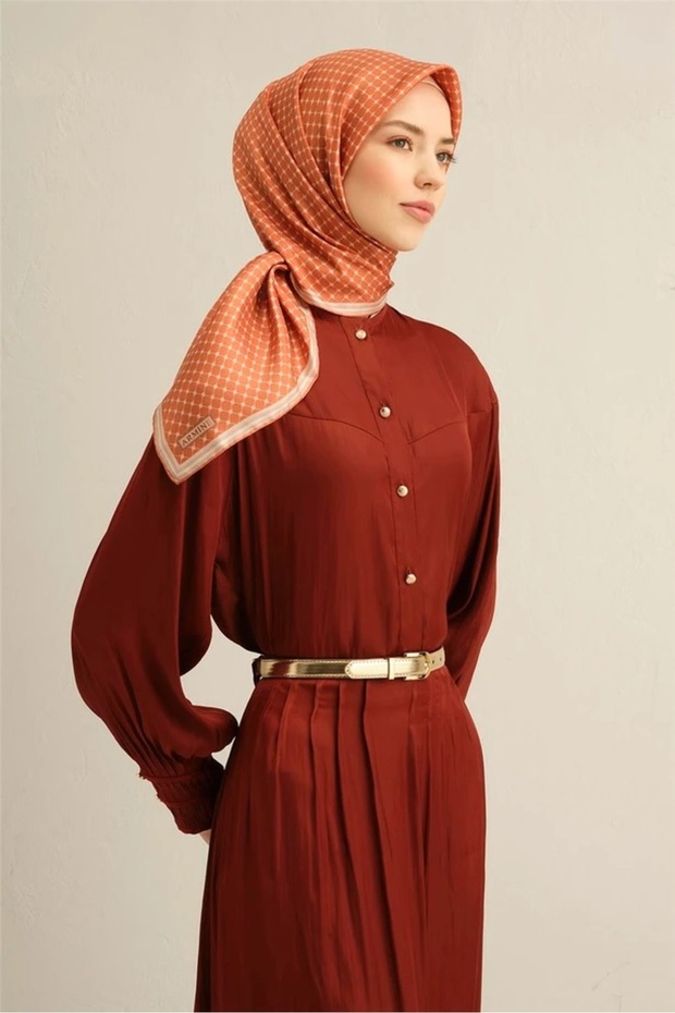 05 Twill İpek Eşarp 9345D - 3