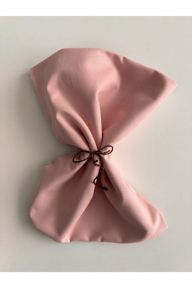 Duck Bezi | Keten Punch Kumaşı | Kırlent - Masa Örtüsü - Runner | Pembe (50X140 CM) - 2