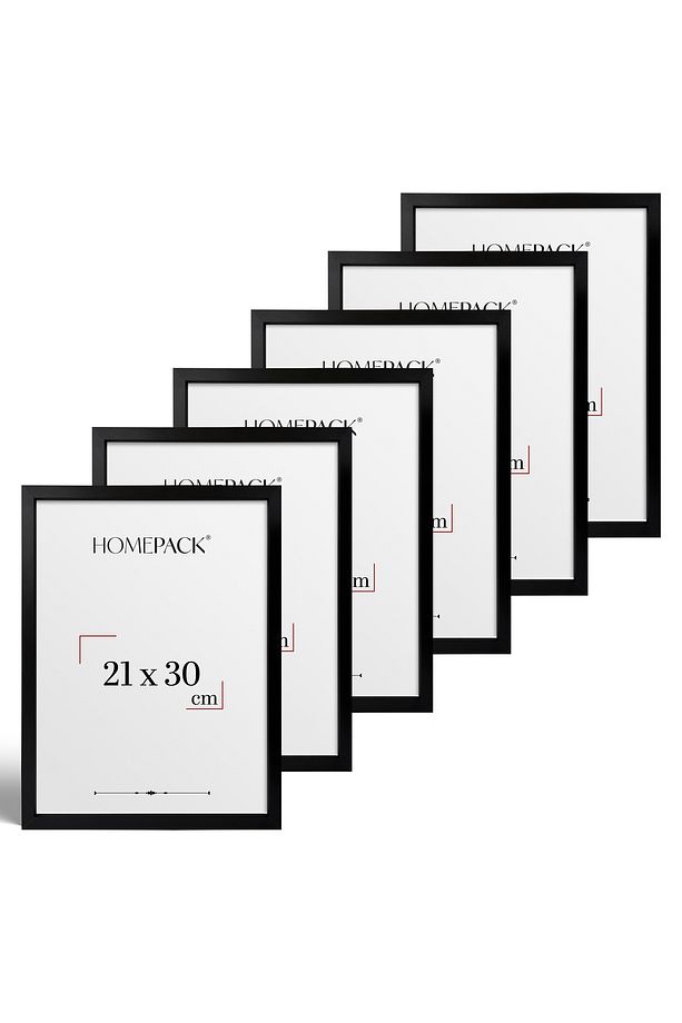 Altılı Ahşap Çerçeve mdf ayaklı AHSAP6LI21X30 - 1