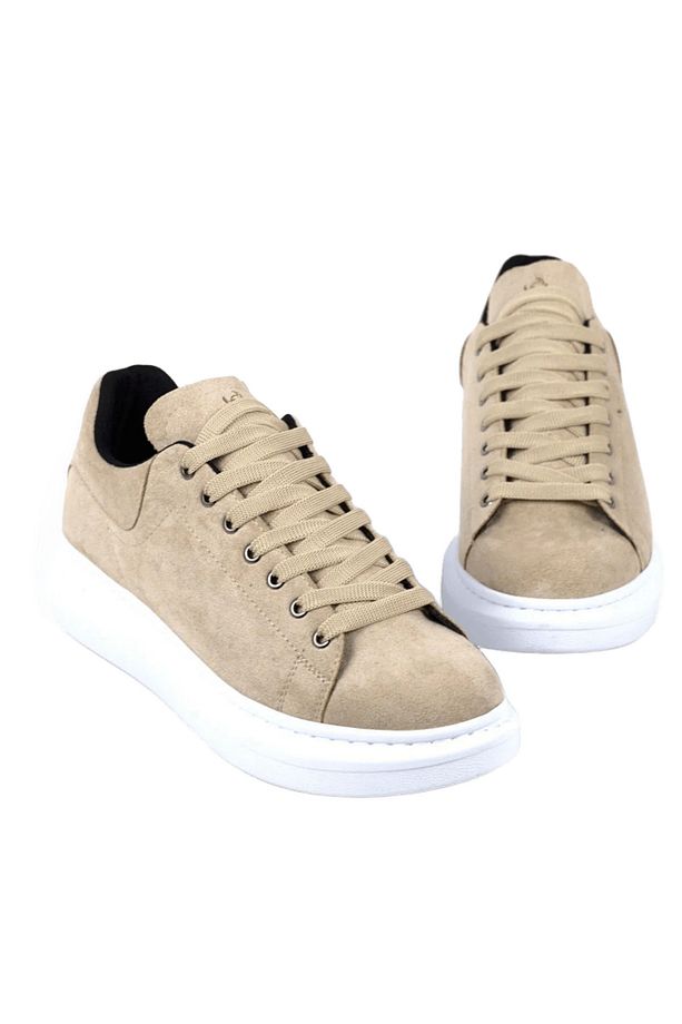 Kalın Taban Bağcıklı Sneaker Tarz Erkek Spor Ayakkabı - 7