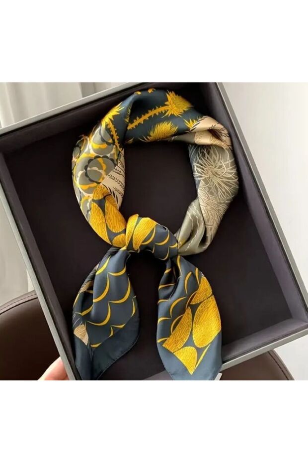 Boho, Pelican Patterned, Sun, Windproof, Double Sided Printed, Shawl, Scarf, Scarf 70X70