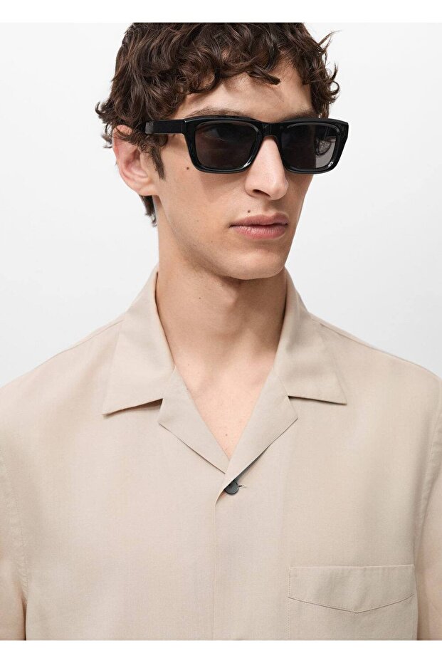 Cepli lyocell gömlek - 6