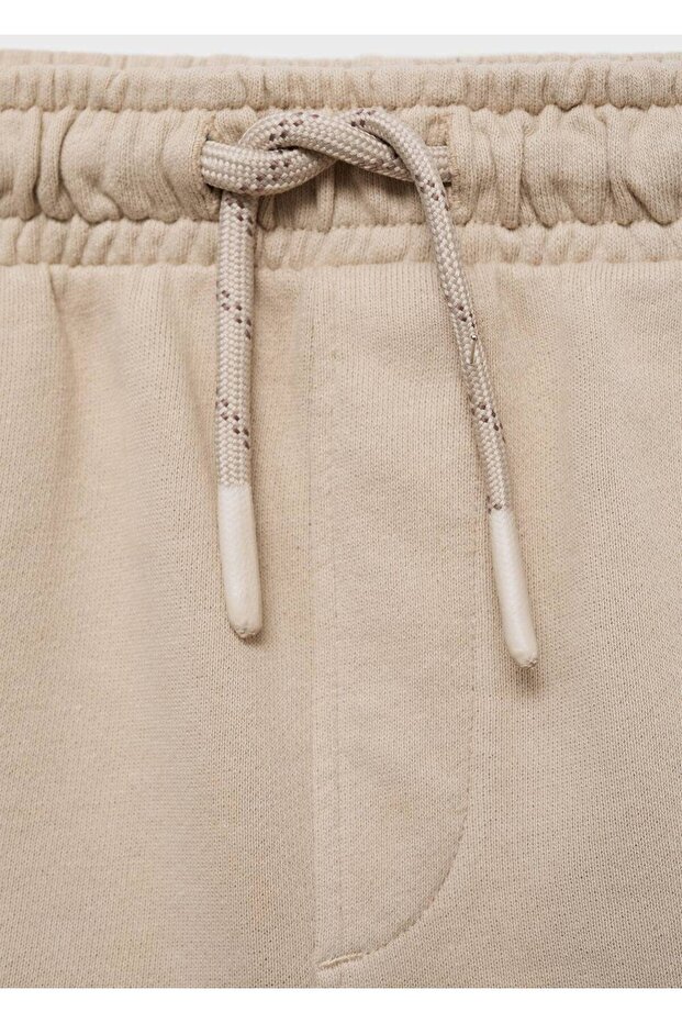 İp detaylı kargo bermuda şort - 3
