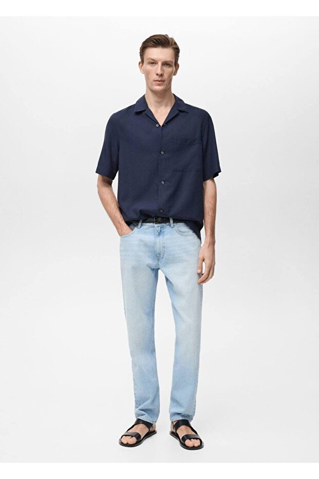 Cepli lyocell gömlek - 2