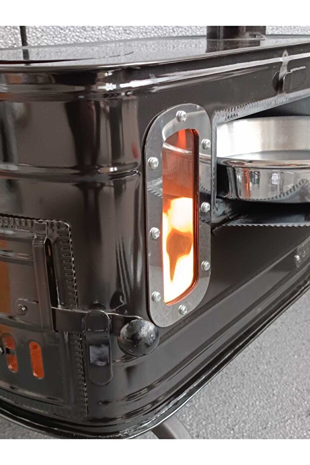 gencocamping kuzineli camlı kamp sobası - 6