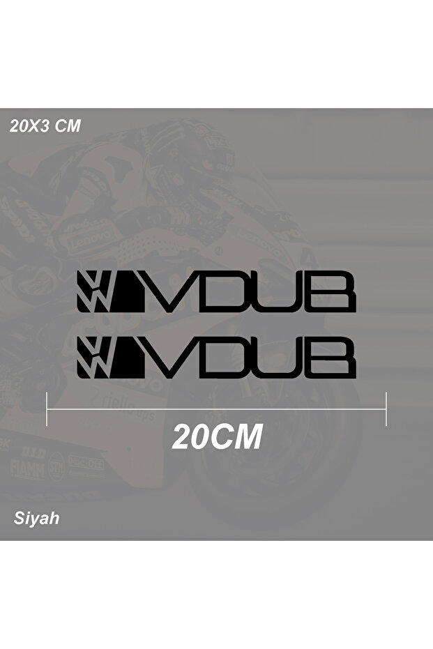 VW Dub سيارة ملصق السيارات دراجة نارية ملصق ملصق نموذج