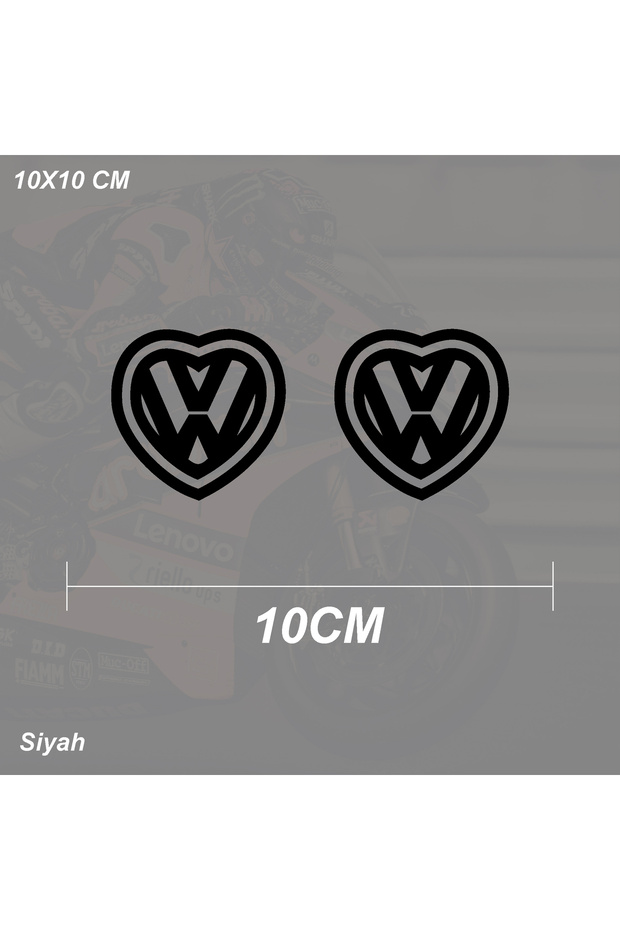 Heart Vw Love Car Sticker Automobile Motorcycle Sticker Sticker Model