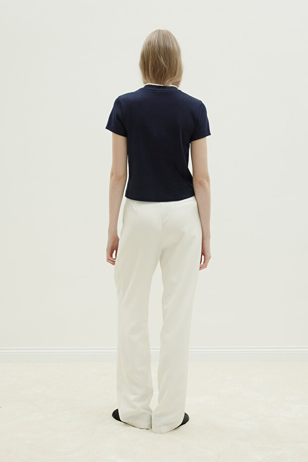 Lacivert Comfy Basic Tişört - 2