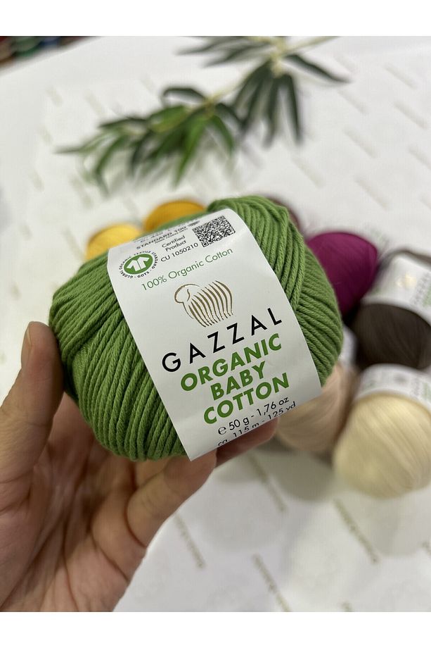 Organic Baby Cotton Yeni Renkler 10 Adet Örgü İpi Seti - 2