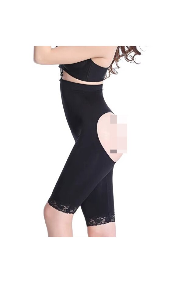 2قطعة كورسيه مكبر الارداف والجوانب وبنفس الوقت مشد لمنطقه البطن شورت مكبر الارداف - 1