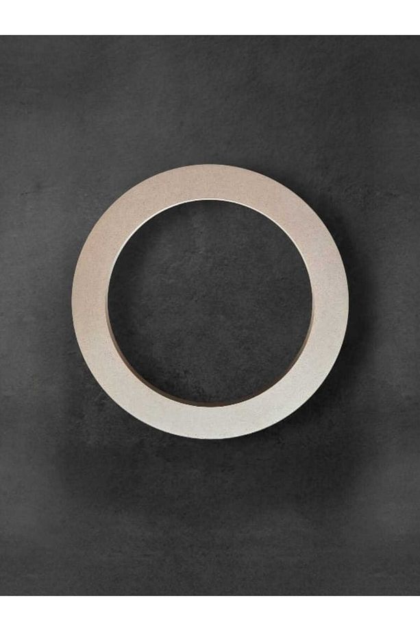 30X30 Cm 18 mm Mdf  Duvar Çerçevesi,Ham Boyanabilir Ayna Çerçevesi(Askı aparatı üzerinde) - 1
