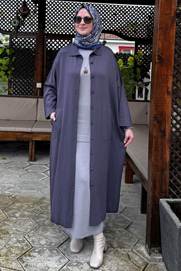 Panço Triko Hırka Antrasit - 5