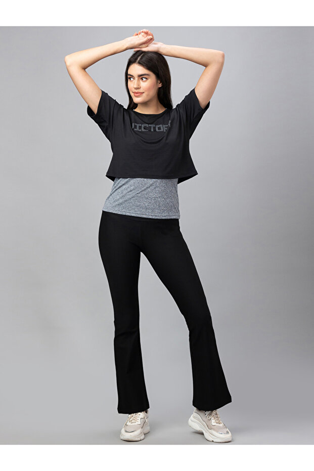 بنطلون رياضي متين مرتفع الارتفاع - 2