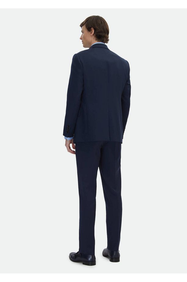 Saks Düz Regular Fit %100 Yün Takım Elbise - 6