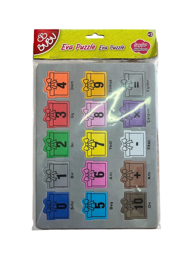 EP0003 EVA PUZZLE HEDİYE KUTUSU SAYILAR - 5