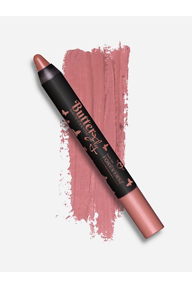 قلم الشفاه غير اللامع Butterfly Matte Lip Crayon - Binge Watch 005