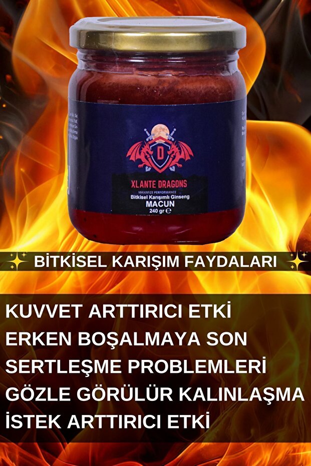 Gurme Bitkisel Macun 240gr Bitkisel Karışımlı Kuvvet - 1