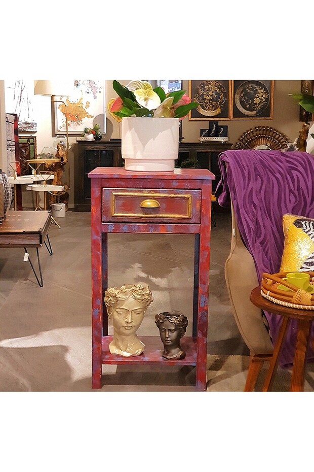 Candy Çekmeceli Yan Sehpa - 1