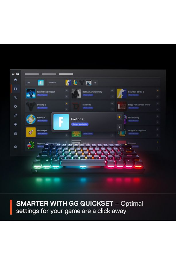 Apex Pro Mini Gen 3 OmniPoint 3.0 HiperManyetik Switch RGB Mekanik Kablolu Oyuncu Klavyesi (UK) - 4
