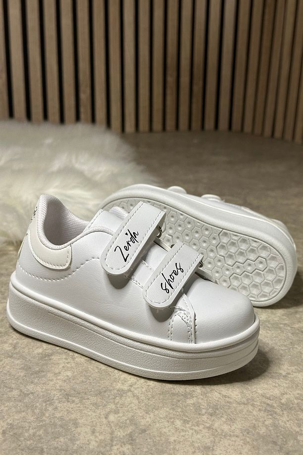 Günlük Erkek Kız  Çocuk Sneaker Cırtlı Dikiş Detaylı Kalın Tabanlı Rahat Hafif Spor Ayakkabı 525PF - 2