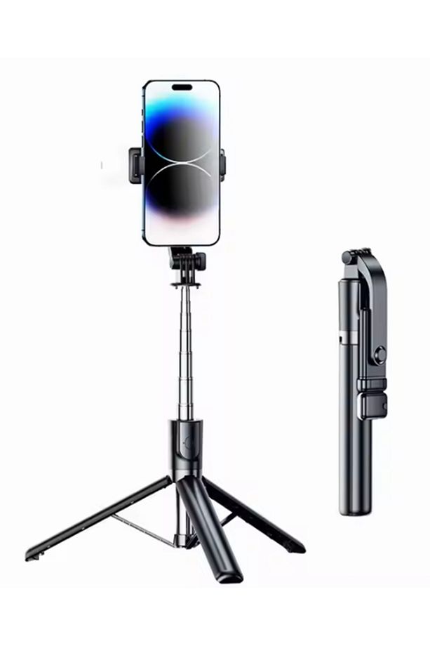 Çok Amaçlı Bluetooth Kumandalı 170cm Tripod + Selfie Çubuğu R1S+R1S-L - 4