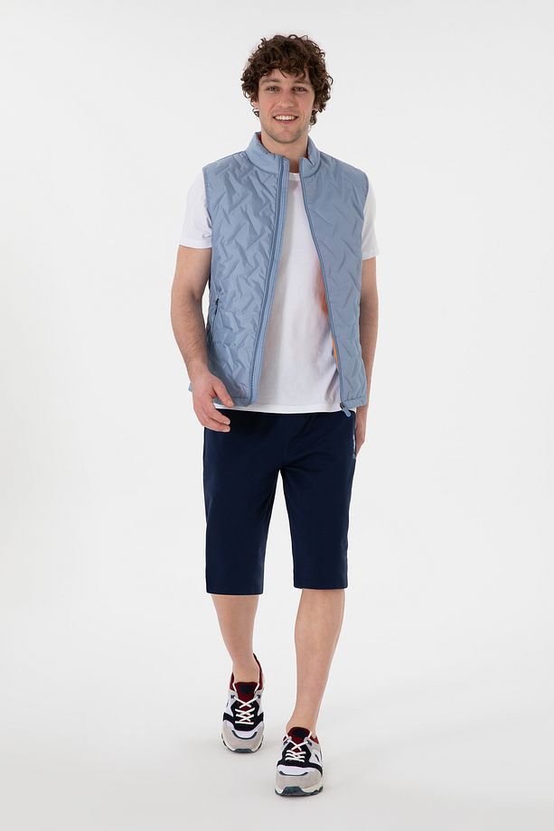 Erkek Regular Fit Lacivert Örme Şort 50298039-VR033 - 1