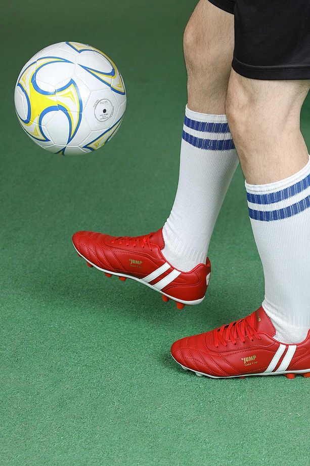 13256 Kırmızı Çim Halı Saha Krampon Futbol Ayakkabısı - 2