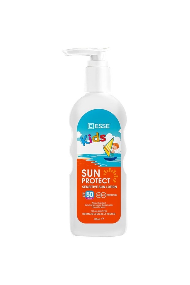 Sun Protect Sensitive Sun Lotion For Kids SPF 50, Tested For All Skin Types, 150Ml