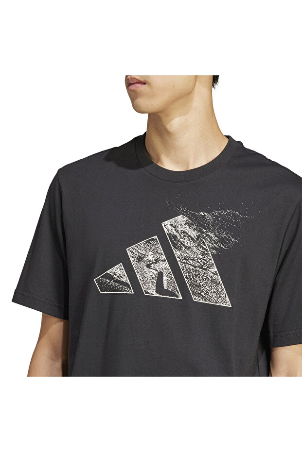 City Escape Erkek Siyah Günlük Stil T-shirt Jı6788 - 4