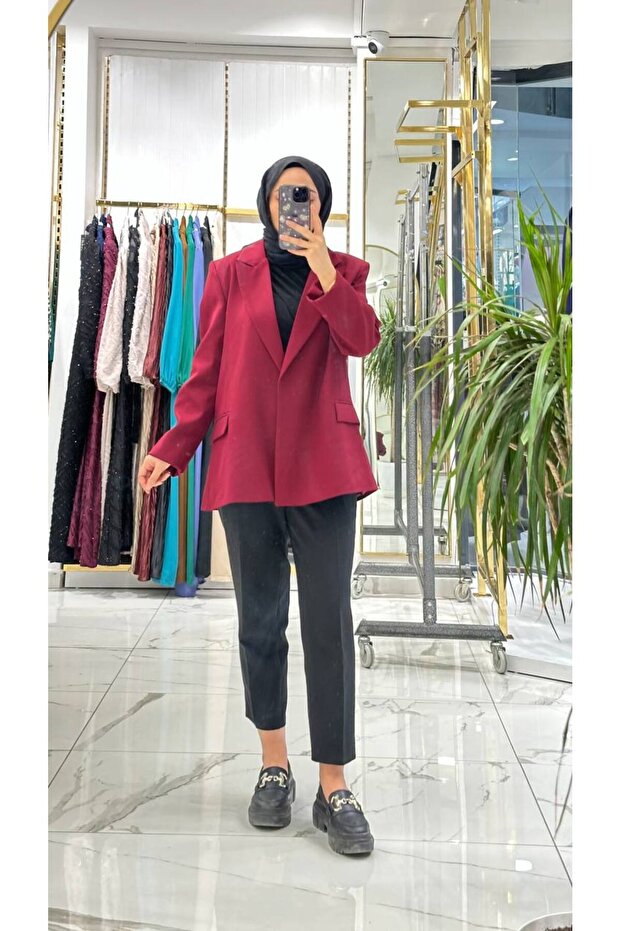 Astarlı blazer ceket - 4