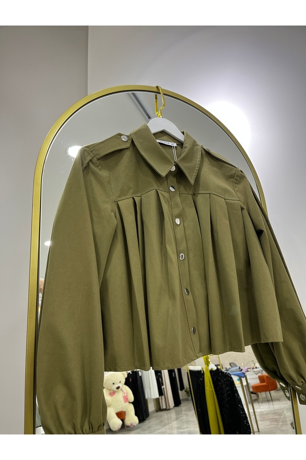 Kısa Pileli Ceket - 2