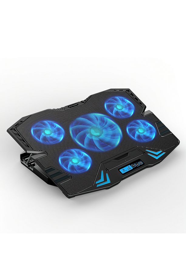 Gaming Notebook Soğutucu 5 Fanlı Led Göstergeli Ayarlanabilir Dna003 - 1