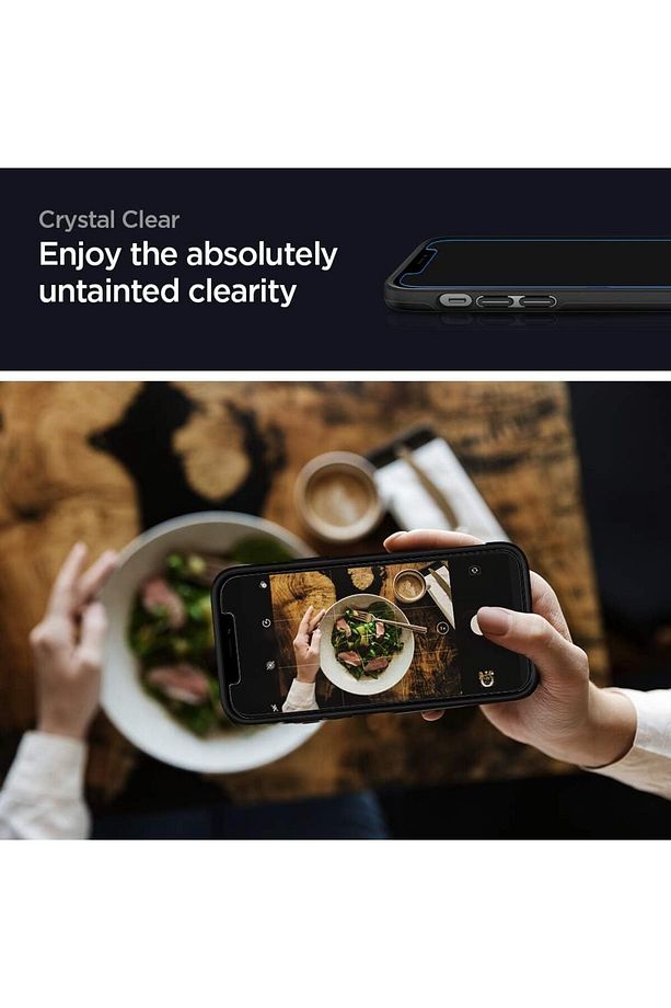 iPhone 12 Pro Max Cam Ekran Koruyucu Kolay Kurulum GLAS.tR AlignMaster (2 Adet) - AGL01790 - 6