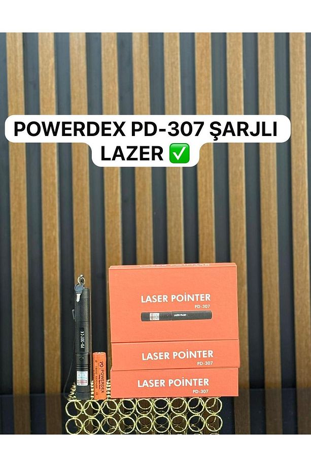 Pd-307 Şarjlı Yeşil Lazer Pointer - 1
