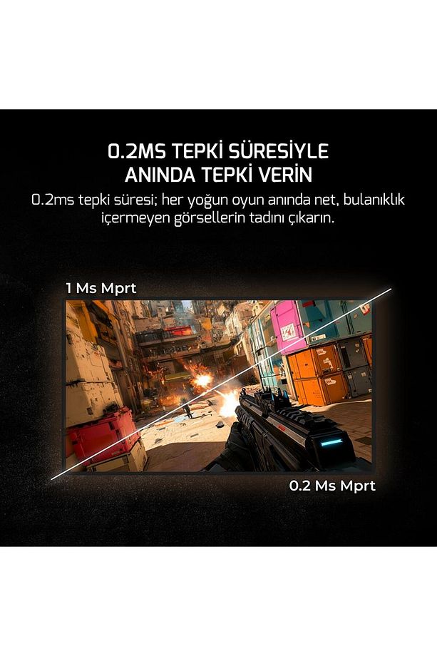 24″ Lucid S20 540Hz 0.2MS Flat Fast TN Pivot Rgb Gaming Monitör - 4