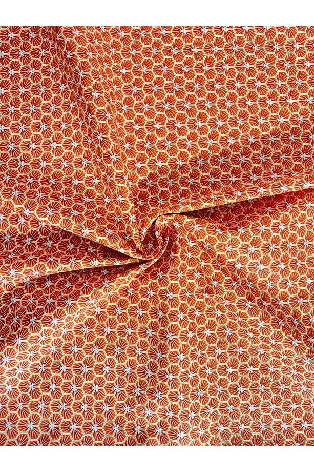 %100 Pamuk Desenli Poplin Kumaş - En: 160cm - 1